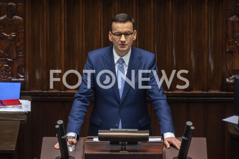  19.11.2019 WARSZAWA SEJM<br />
POSIEDZENIE SEJMU<br />
EXPOSE<br />
N/Z PREMIER MATEUSZ MORAWIECKI <br />
 