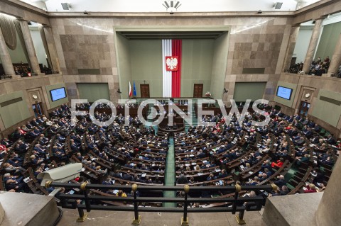  19.11.2019 WARSZAWA SEJM<br />
POSIEDZENIE SEJMU<br />
EXPOSE<br />
N/Z SALA WIDOK VIEW POSLOWIE<br />
 