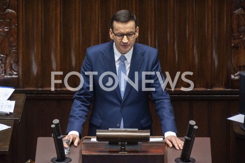  19.11.2019 WARSZAWA SEJM<br />
POSIEDZENIE SEJMU<br />
EXPOSE<br />
N/Z PREMIER MATEUSZ MORAWIECKI <br />
 
