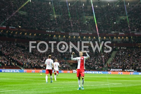  19.11.2019 WARSZAWA<br />
PILKA NOZNA - KWALIFIKACJE UEFA EURO 2020<br />
FOOTBALL UEFA EURO 2020 QUALIFIERS<br />
MECZ POLSKA (POLAND) - SLOWENIA (SLOVENIA)<br />
N/Z SEBASTIAN SZYMANSKI RADOSC BRAMKA GOL NA 1:0<br />
 