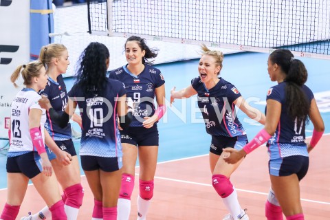  25.11.2019 RZESZOW <br />
SIATKOWKA <br />
LIGA SIATKOWKI KOBIET LSK 2019/2020 <br />
POLISH WOMEN VOLLEYBALL LEAGUE <br />
MECZ DEVELOPRES SKYRES RZESZOW - GRUPA AZOTY CHEMIK POLICE <br />
N/Z MARLENA KOWALEWSKA IGA WASILEWSKA RADOSC EMOCJE <br />
 