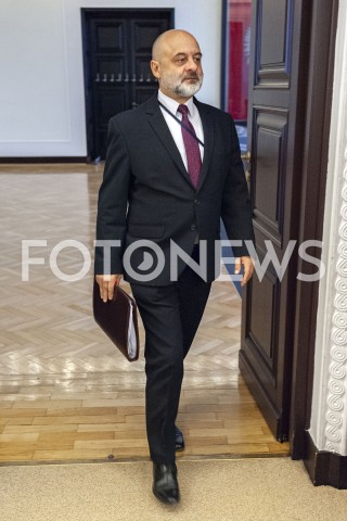  26.11.2019 WARSZAWA<br />
POSIEDZENIE RADY MINISTROW<br />
N/Z MACIEJ LANG<br />
 