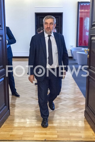  26.11.2019 WARSZAWA<br />
POSIEDZENIE RADY MINISTROW<br />
N/Z JAN KRZYSZTOF ARDANOWSKI<br />
 