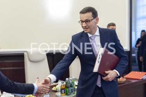 26.11.2019 WARSZAWA<br />
POSIEDZENIE RADY MINISTROW<br />
N/Z PREMIER MATEUSZ MORAWIECKI<br />
 