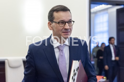  26.11.2019 WARSZAWA<br />
POSIEDZENIE RADY MINISTROW<br />
N/Z PREMIER MATEUSZ MORAWIECKI<br />
 
