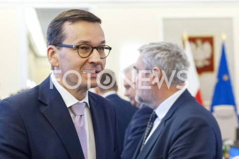  26.11.2019 WARSZAWA<br />
POSIEDZENIE RADY MINISTROW<br />
N/Z PREMIER MATEUSZ MORAWIECKI <br />
 