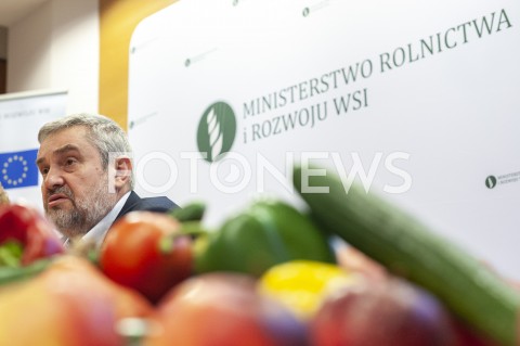 Konferencja w Ministerstwie Rolnictwa w Warszawie