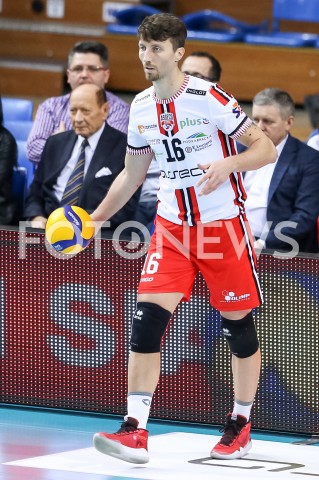  15.12.2019 RZESZOW <br />
SIATKOWKA MEZCZYZN <br />
PLUSLIGA SEZON 2019/2020 <br />
PLUS LIGA POLISH MEN VOLLEYBALL LEAGUE <br />
MECZ ASSECO RESOVIA - ALURON VIRTU CMC ZAWIERCIE <br />
N/Z NICOLAS MARECHAL SYLWETKA <br />
 