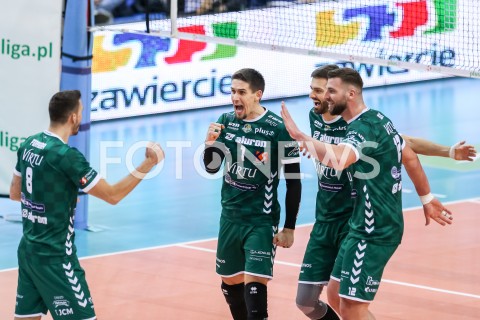  15.12.2019 RZESZOW <br />
SIATKOWKA MEZCZYZN <br />
PLUSLIGA SEZON 2019/2020 <br />
PLUS LIGA POLISH MEN VOLLEYBALL LEAGUE <br />
MECZ ASSECO RESOVIA - ALURON VIRTU CMC ZAWIERCIE <br />
N/Z MARCIN WALINSKI BARTOSZ GAWRYSZEWSKI GRZEGORZ BOCIEK ALEXANDRE FERREIRA RADOSC EMOCJE <br />
 