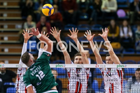  15.12.2019 RZESZOW <br />
SIATKOWKA MEZCZYZN <br />
PLUSLIGA SEZON 2019/2020 <br />
PLUS LIGA POLISH MEN VOLLEYBALL LEAGUE <br />
MECZ ASSECO RESOVIA - ALURON VIRTU CMC ZAWIERCIE <br />
N/Z BARTLOMIEJ KRULICKI RAFAL BUSZEK <br />
 