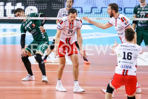  15.12.2019 RZESZOW <br />
SIATKOWKA MEZCZYZN <br />
PLUSLIGA SEZON 2019/2020 <br />
PLUS LIGA POLISH MEN VOLLEYBALL LEAGUE <br />
MECZ ASSECO RESOVIA - ALURON VIRTU CMC ZAWIERCIE <br />
N/Z RAFAL BUSZEK RADOSC EMOCJE <br />
 