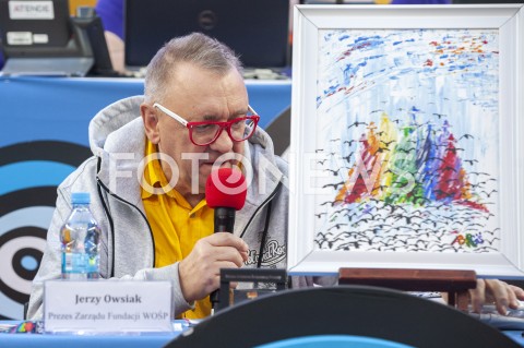  12.01.2020 WARSZAWA <br />
28. FINAL WIELKIEJ ORKIESTRY SWIATECZNEJ POMOCY W WARSZAWIE <br />
N/Z JERZY JUREK OWSIAK<br />
 