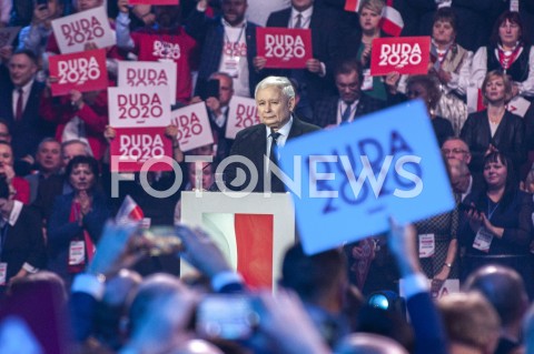  15.02.2020 WARSZAWA<br />
KONWENCJA WYBORCZA ANDRZEJA DUDY<br />
N/Z JAROSLAW KACZYNSKI<br />
 