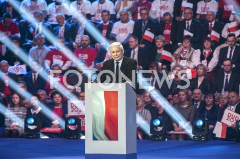  15.02.2020 WARSZAWA<br />
KONWENCJA WYBORCZA ANDRZEJA DUDY<br />
N/Z JAROSLAW KACZYNSKI<br />
 