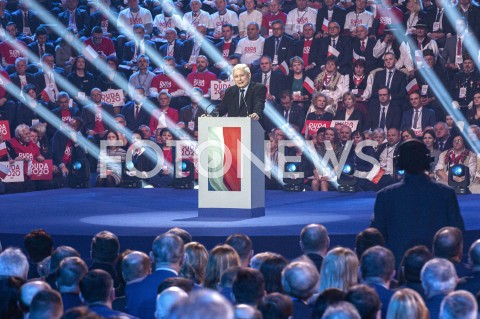  15.02.2020 WARSZAWA<br />
KONWENCJA WYBORCZA ANDRZEJA DUDY<br />
N/Z JAROSLAW KACZYNSKI<br />
 