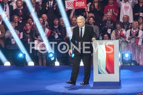  15.02.2020 WARSZAWA<br />
KONWENCJA WYBORCZA ANDRZEJA DUDY<br />
N/Z JAROSLAW KACZYNSKI<br />
 