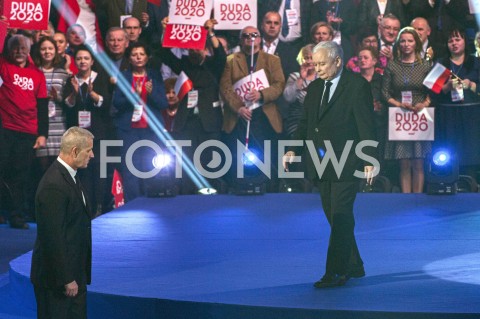  15.02.2020 WARSZAWA<br />
KONWENCJA WYBORCZA ANDRZEJA DUDY<br />
N/Z JAROSLAW KACZYNSKI<br />
 