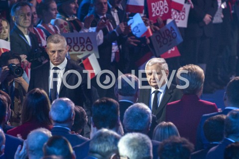  15.02.2020 WARSZAWA<br />
KONWENCJA WYBORCZA ANDRZEJA DUDY<br />
N/Z JAROSLAW KACZYNSKI<br />
 