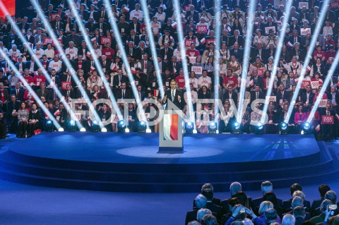  15.02.2020 WARSZAWA<br />
KONWENCJA WYBORCZA ANDRZEJA DUDY<br />
N/Z PREMIER MATEUSZ MORAWIECKI<br />
 