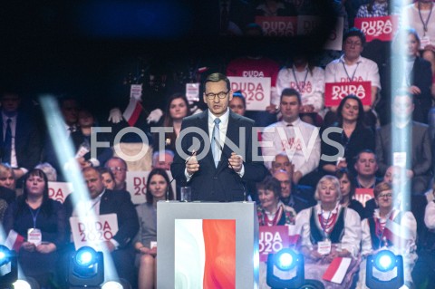  15.02.2020 WARSZAWA<br />
KONWENCJA WYBORCZA ANDRZEJA DUDY<br />
N/Z PREMIER MATEUSZ MORAWIECKI<br />
 