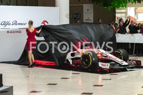  24.02.2020 WARSZAWA<br />
KONFERENCJA PKN ORLEN I ALFA ROMEO RACING TEAM<br />
N/Z FORMULA BOLID F1 C39<br />
 