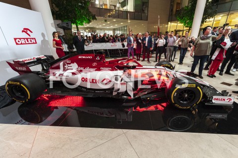  24.02.2020 WARSZAWA<br />
KONFERENCJA PKN ORLEN I ALFA ROMEO RACING TEAM<br />
N/Z FORMULA BOLID F1 C39<br />
 