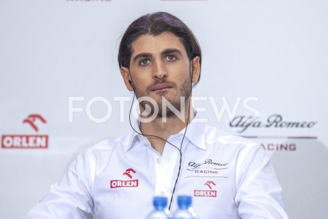  24.02.2020 WARSZAWA<br />
KONFERENCJA PKN ORLEN I ALFA ROMEO RACING TEAM<br />
N/Z ANTONIO GIOVINAZZI<br />
 