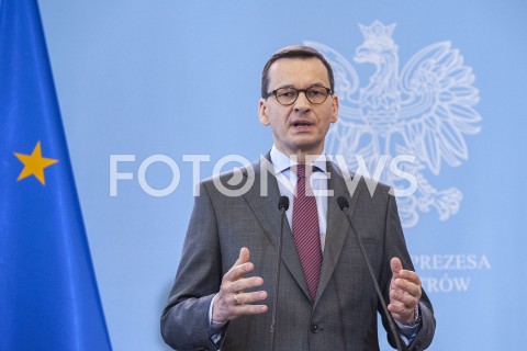  11.03.2020 WARSZAWA KPRM<br />
KONFERENCJA W KPRM NA TEMAT ZAMKNIECIA SZKOL<br />
N/Z PREMIER MATEUSZ MORAWIECKI<br />
 