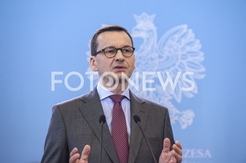  11.03.2020 WARSZAWA KPRM<br />
KONFERENCJA W KPRM NA TEMAT ZAMKNIECIA SZKOL<br />
N/Z PREMIER MATEUSZ MORAWIECKI<br />
 