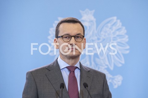  11.03.2020 WARSZAWA KPRM<br />
KONFERENCJA W KPRM NA TEMAT ZAMKNIECIA SZKOL<br />
N/Z PREMIER MATEUSZ MORAWIECKI<br />
 