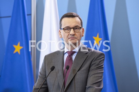  11.03.2020 WARSZAWA KPRM<br />
KONFERENCJA W KPRM NA TEMAT ZAMKNIECIA SZKOL<br />
N/Z PREMIER MATEUSZ MORAWIECKI<br />
 