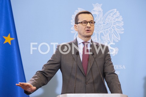  11.03.2020 WARSZAWA KPRM<br />
KONFERENCJA W KPRM NA TEMAT ZAMKNIECIA SZKOL<br />
N/Z PREMIER MATEUSZ MORAWIECKI<br />
 