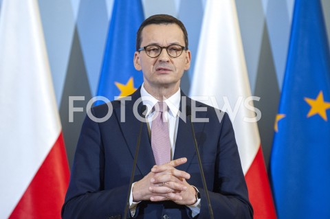  13.03.2020 WARSZAWA KPRM<br />
KONFERENCJA W KPRM W SPRAWIE STANU WYJATKOWEGO I ZAMKNIECIA GRANIC<br />
N/Z PREMIER MATEUSZ MORAWIECKI<br />
 