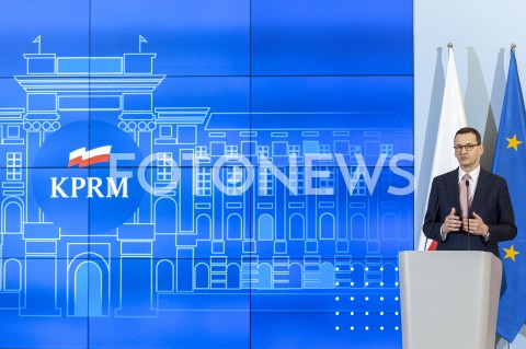  13.03.2020 WARSZAWA KPRM<br />
KONFERENCJA W KPRM W SPRAWIE STANU WYJATKOWEGO I ZAMKNIECIA GRANIC<br />
N/Z PREMIER MATEUSZ MORAWIECKI<br />
 