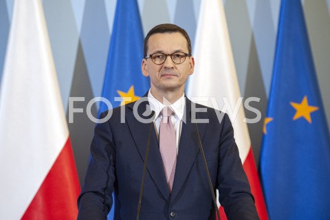  13.03.2020 WARSZAWA KPRM<br />
KONFERENCJA W KPRM W SPRAWIE STANU WYJATKOWEGO I ZAMKNIECIA GRANIC<br />
N/Z PREMIER MATEUSZ MORAWIECKI<br />
 