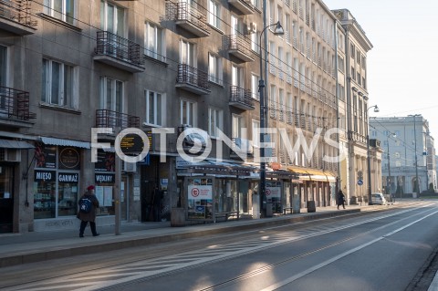  17.03.2020 WARSZAWA<br />
OPUSTOSZALE MIEJSCA W WARSZAWIE W TRAKCIE PANDEMII KORONAWIRUSA <br />
N/Z PUSTE ULICE WARSZAWY<br />
 
