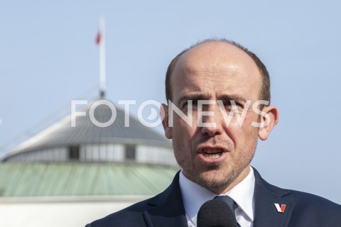  18.03.2020 WARSZAWA<br />
KONFERENCJA BORYSA BUDKI<br />
BUDYNEK SEJMU<br />
N/Z BORYS BUDKA<br />
 