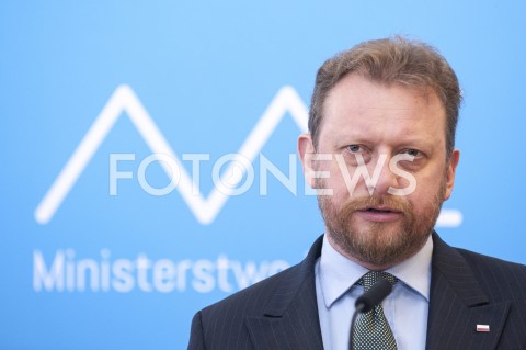  30.03.2020 WARSZAWA<br />
KONFERENCJA MINISTRA ZDROWIA W WARSZAWIE<br />
N/Z LUKASZ SZUMOWSKI<br />
 