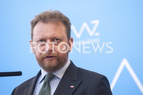  30.03.2020 WARSZAWA<br />
KONFERENCJA MINISTRA ZDROWIA W WARSZAWIE<br />
N/Z LUKASZ SZUMOWSKI<br />
 