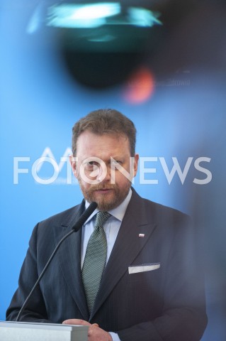  30.03.2020 WARSZAWA<br />
KONFERENCJA MINISTRA ZDROWIA W WARSZAWIE<br />
N/Z LUKASZ SZUMOWSKI<br />
 