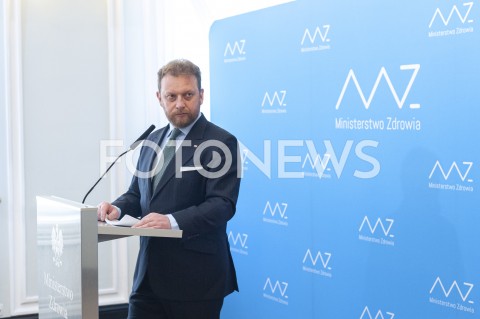  30.03.2020 WARSZAWA<br />
KONFERENCJA MINISTRA ZDROWIA W WARSZAWIE<br />
N/Z LUKASZ SZUMOWSKI<br />
 