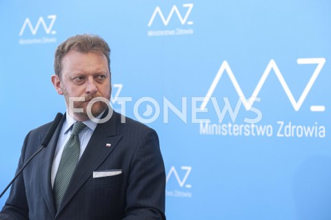  30.03.2020 WARSZAWA<br />
KONFERENCJA MINISTRA ZDROWIA W WARSZAWIE<br />
N/Z LUKASZ SZUMOWSKI<br />
 