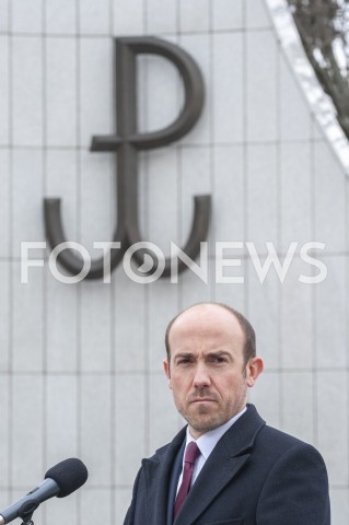  31.03.2020 WARSZAWA<br />
KONFERENCJA TOMASZA GRODZKIEGO I BORYSA BUDKI<br />
N/Z BORYS BUDKA POLSKA WALCZACA<br />
 