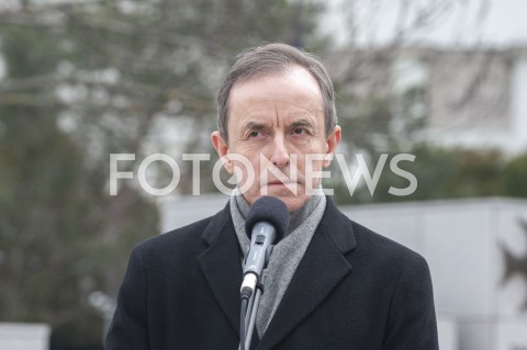  31.03.2020 WARSZAWA<br />
KONFERENCJA TOMASZA GRODZKIEGO I BORYSA BUDKI<br />
N/Z TOMASZ GRODZKI<br />
 