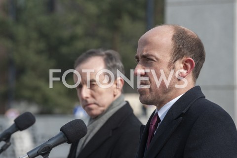  31.03.2020 WARSZAWA<br />
KONFERENCJA TOMASZA GRODZKIEGO I BORYSA BUDKI<br />
N/Z BORYS BUDKA TOMASZ GRODZKI<br />
 