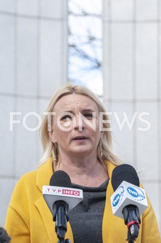  31.03.2020 WARSZAWA<br />
KONFERENCJA KOALICJI POLSKIEJ<br />
N/Z AGNIESZKA SCIGAJ<br />
 