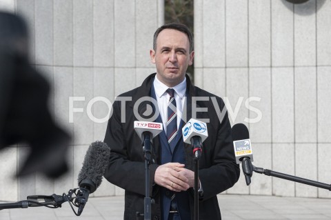  31.03.2020 WARSZAWA<br />
KONFERENCJA KOALICJI POLSKIEJ<br />
N/Z DARIUSZ KLIMCZAK<br />
 