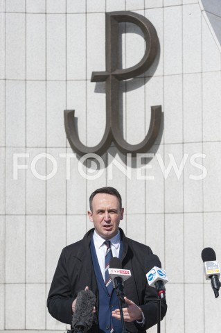  31.03.2020 WARSZAWA<br />
KONFERENCJA KOALICJI POLSKIEJ<br />
N/Z DARIUSZ KLIMCZAK<br />
 