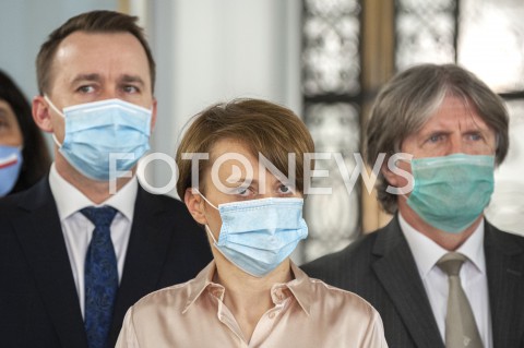  07.05.2020 WARSZAWA SEJM<br />
POSIEDZENIE SEJMU<br />
N/Z JADWIGA EMILEWICZ ANDRZEJ SOSNIERZ MICHAL CIESLAK<br />
 