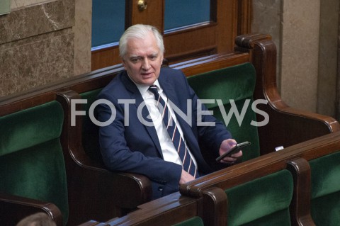  07.05.2020 WARSZAWA SEJM<br />
POSIEDZENIE SEJMU<br />
N/Z JAROSLAW GOWIN<br />
 